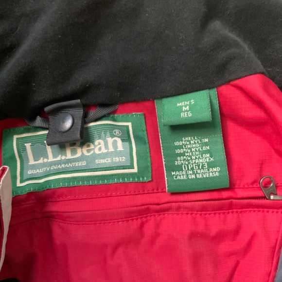 LL Bean Red Men’s Jacket Size Med Ski jacket - Picture 3 of 7